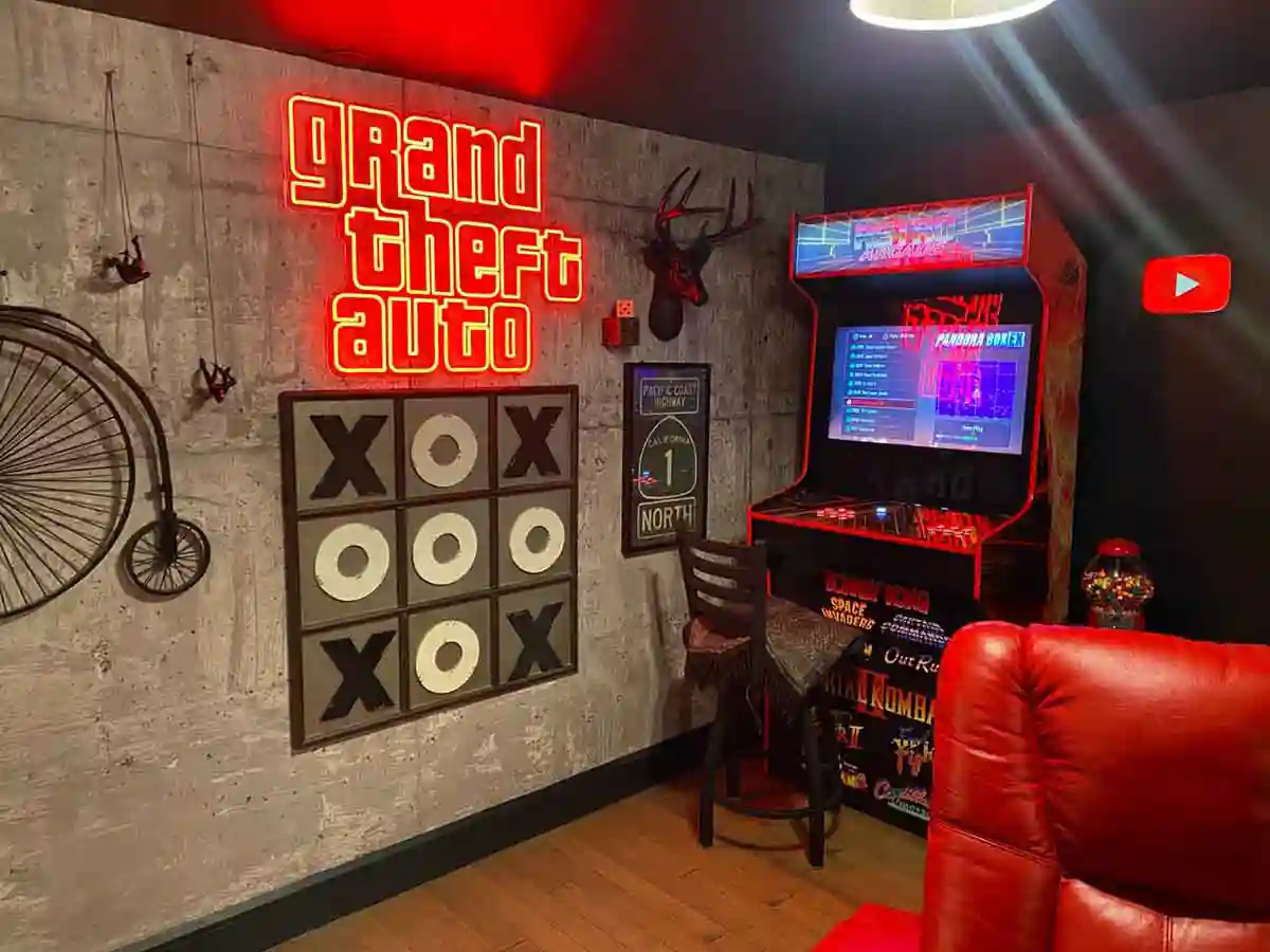 Grand Theft Auto neon sign for a customer